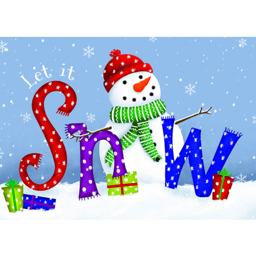 Let it Snowman - Christmas Card Pack