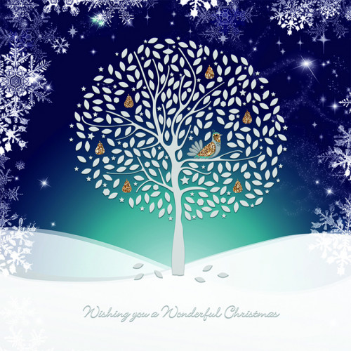 Partridge in a Pear Tree- Large Christmas Card Pack