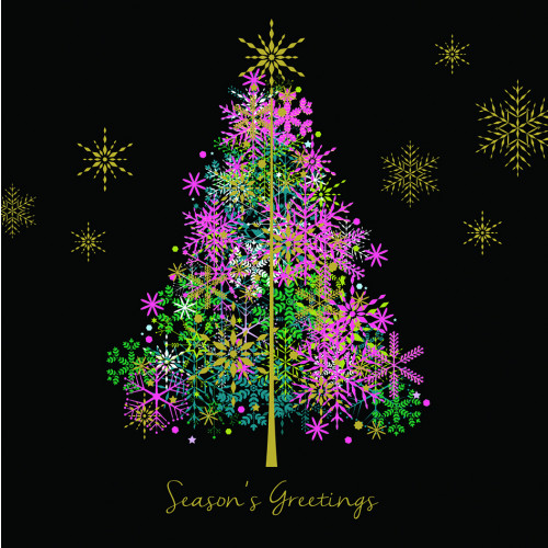 Sparkle Tree - Small Christmas Card Pack