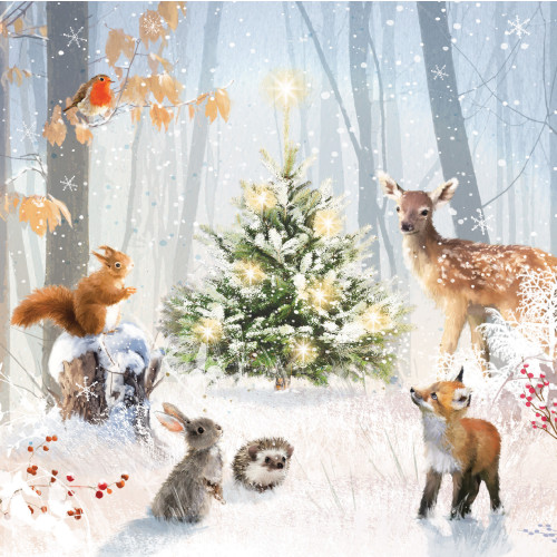 *Woodland Gathering - Large Christmas Card Pack