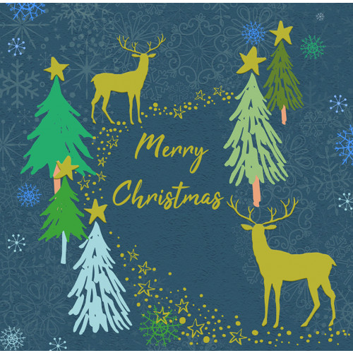 Christmas Reindeer - Small Christmas Card Pack