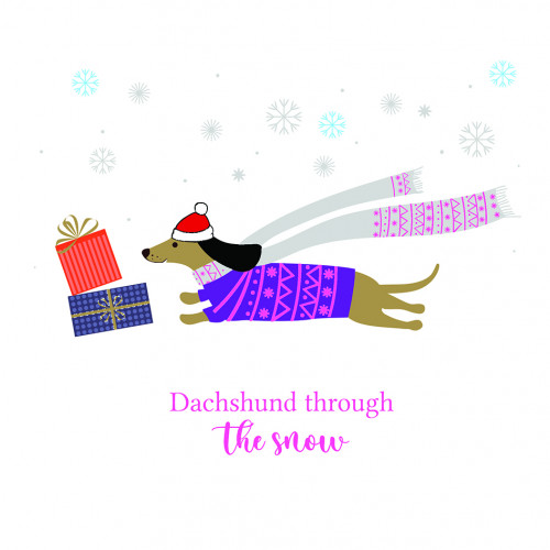 Dachshund - Small Christmas Card Pack 