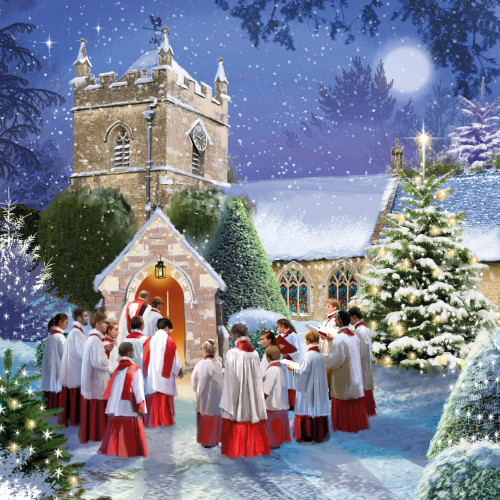 *Church Pathway - Small Christmas Card Pack