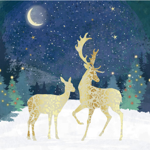 *Reindeer Forest - Small Christmas Card Pack