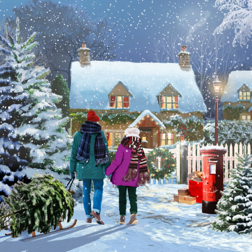 *Going Home - Small Christmas Card Pack