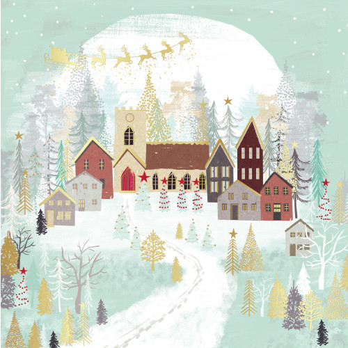 *Village Church - Small Christmas Card Pack