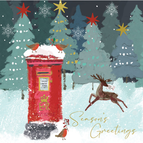 Christmas Postbox - Small Christmas Card Pack
