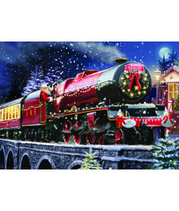 Santa's Train Stop - Christmas Card Pack