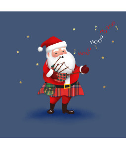 Scottish Santa- Large Christmas Card Pack
