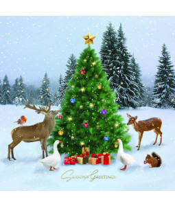 Forest Animals - Large Christmas Card Pack