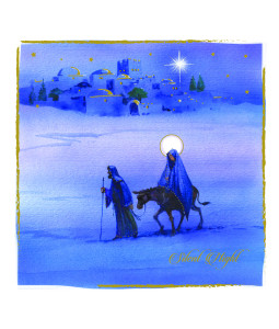 Through the desert- Foil Christmas Card Pack