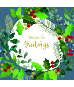 Leaves and Berries - Small Christmas Card Pack 