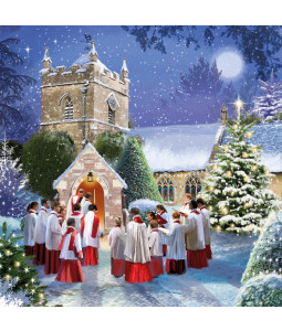 Church Pathway - Small Christmas Card Pack