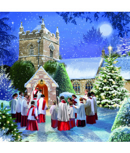Church Pathway - Large Christmas Card Pack
