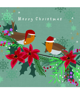 Little festive robins
