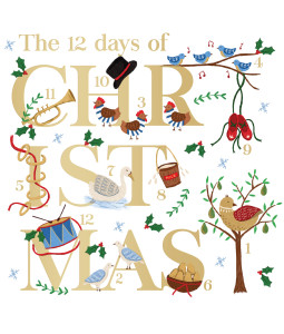 12 Days - Large Christmas Card Pack