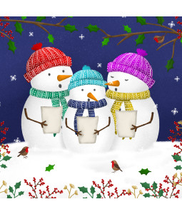 Snowman Carols - Small Christmas Card Pack