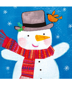 Jolly Snowman - Small Christmas Card Pack