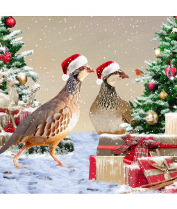 Christmas Pheasants - Small Christmas Card Pack