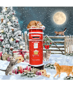 *Cat Mail - Small Christmas Card Pack