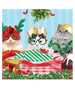 *Cats Christmas Party - Small Christmas Card Pack