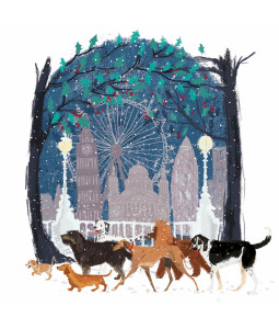 A Stroll In London - Small Christmas Card Pack