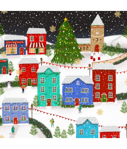 Twilight Village - Small Christmas Card Pack