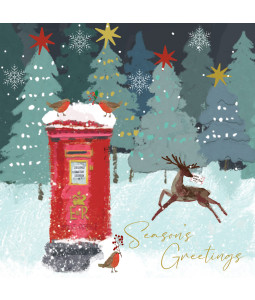 Christmas Postbox - Small Christmas Card Pack