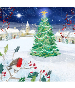 Christmas Tree Village - Large Christmas Card Pack