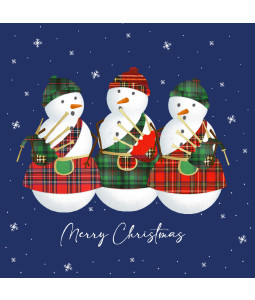 *Scottish Snowmen - Small Christmas Card Pack