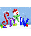 Let it Snowman - Christmas Card Pack