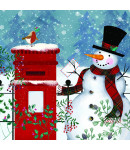 Snowman's Post - Small Christmas Card Pack