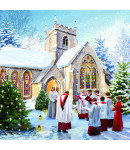 Merry Christmas Choir - Small Christmas Card Pack 
