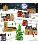 Snowy Nightfall - Large Christmas Card Pack 