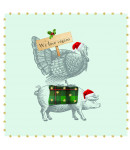 We Love Vegans - Small Christmas Card Pack