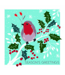Winter Berries and Robin