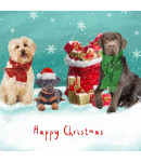 Festive Dogs - Small Christmas Card Pack